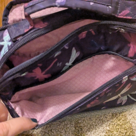 Lug Scoop Purple Dragonfly Crossbody - Picture 4 of 6